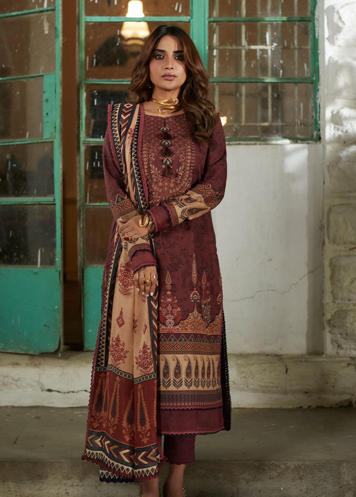 Asim Jofa Printed Lawn Suits Unstitched 2 Piece AJ23P AJS-17 - Summer Collection