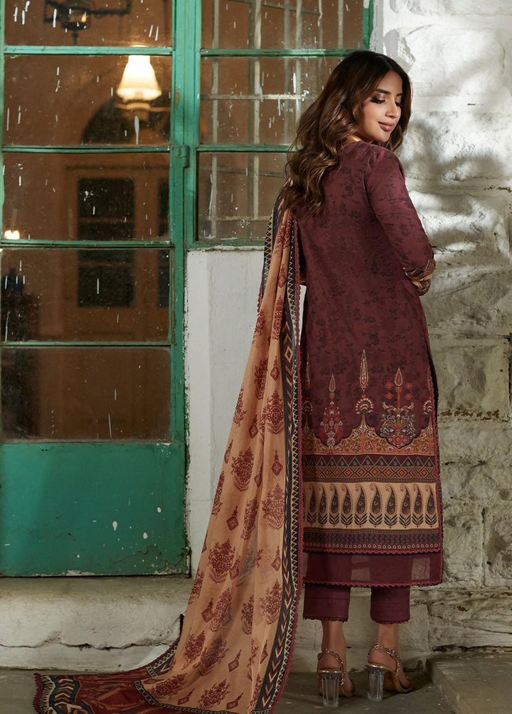 Asim Jofa Printed Lawn Suits Unstitched 2 Piece AJ23P AJS-17 - Summer Collection