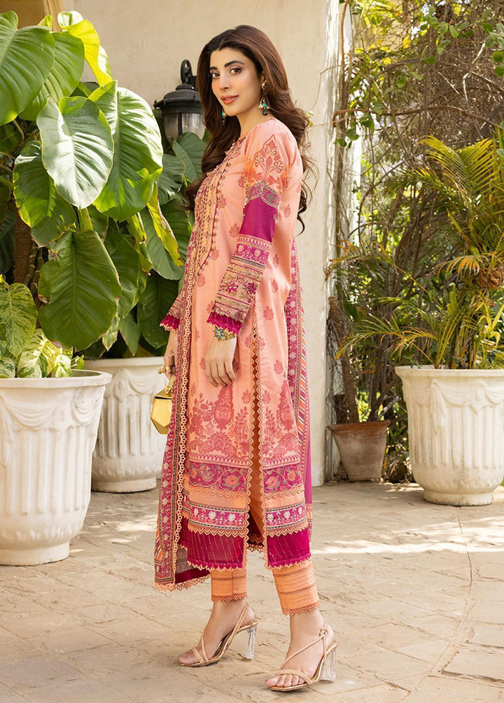 Asim Jofa Embroidered Lawn Suits Unstitched 3 Piece AJ23P AJS-23 - Summer Collection