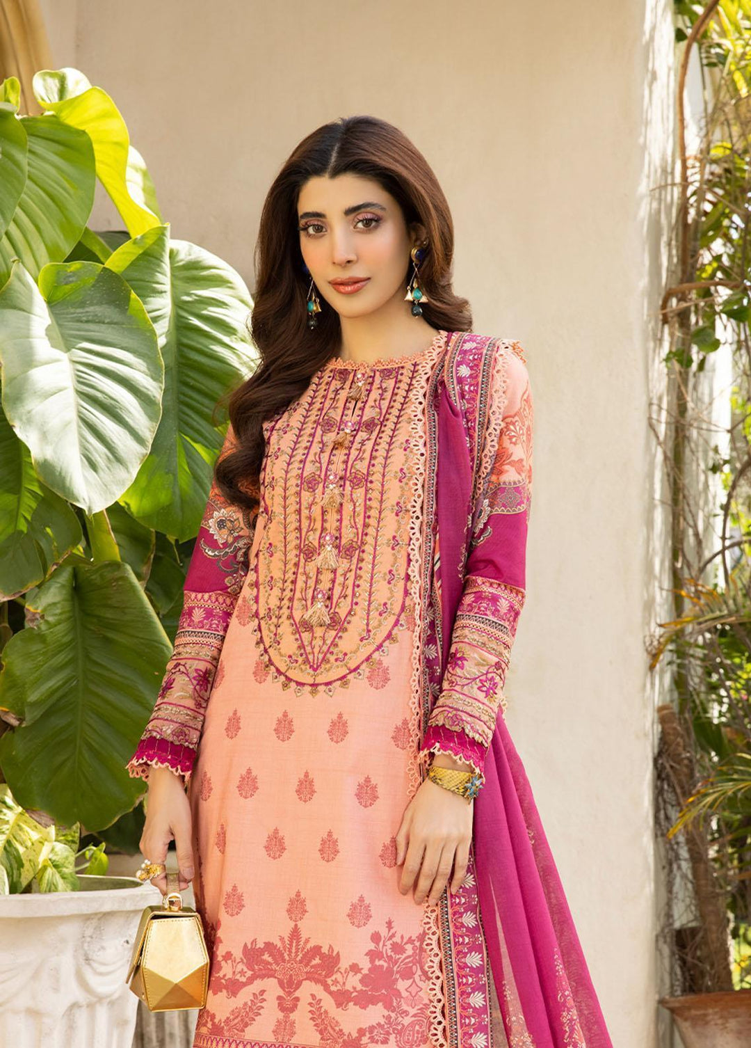 Asim Jofa Embroidered Lawn Suits Unstitched 3 Piece AJ23P AJS-23 - Summer Collection