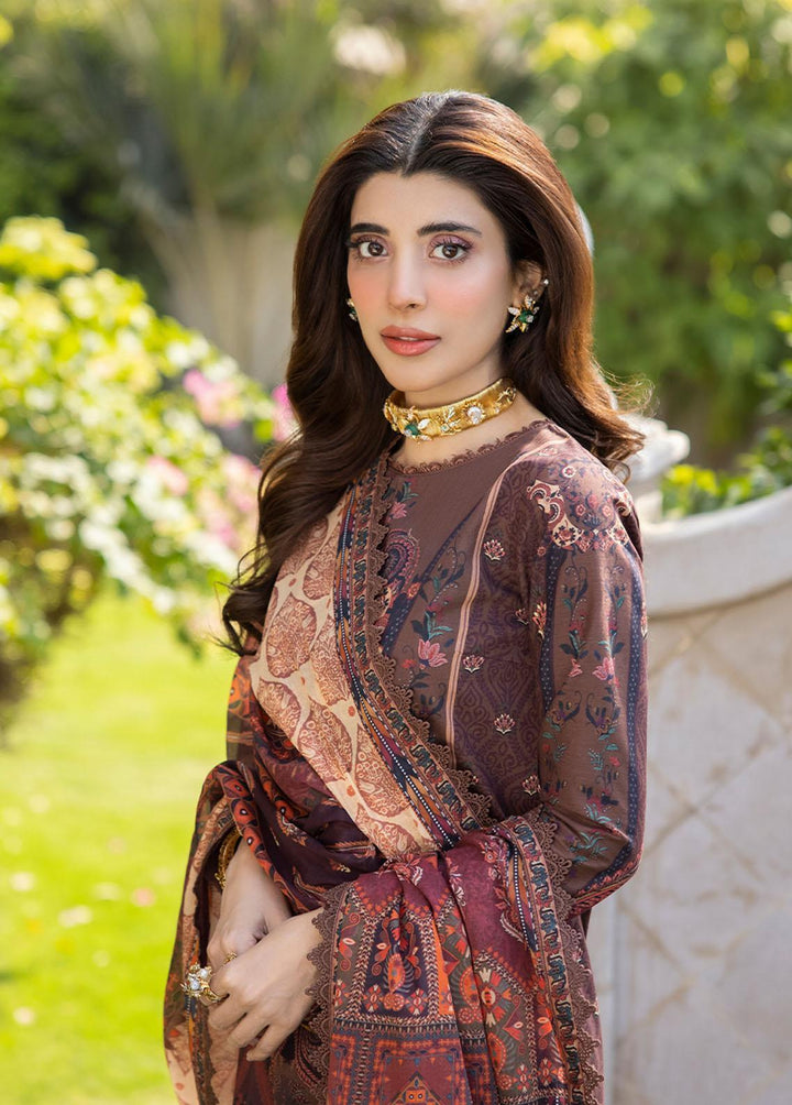 Asim Jofa Printed Lawn Suits Unstitched 3 Piece AJ23P AJS-30 - Summer Collection