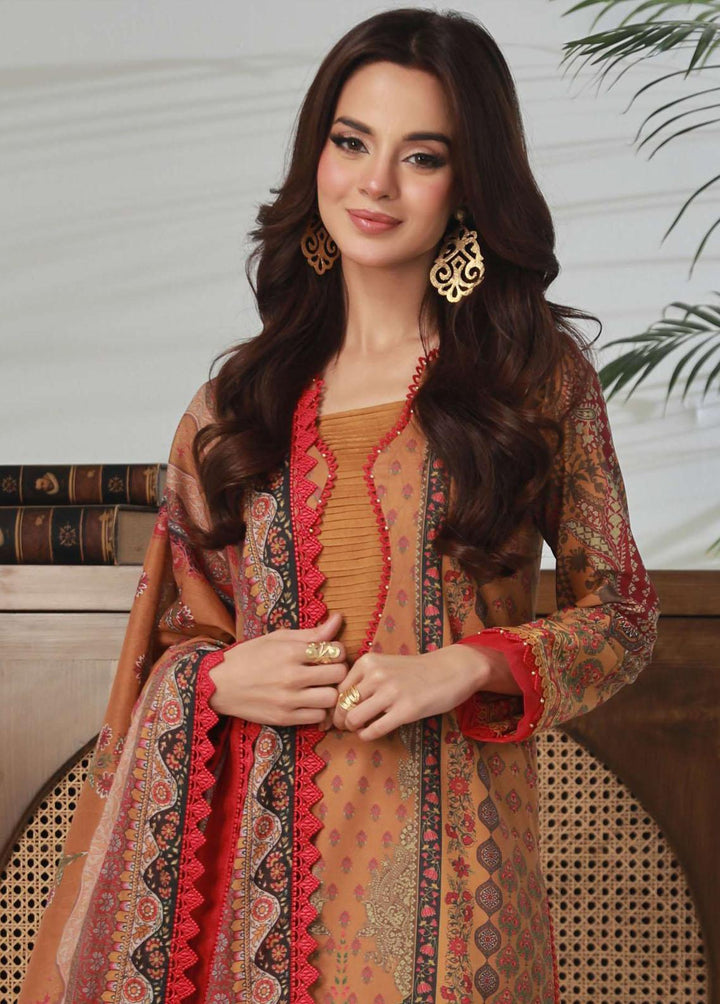 Asim Jofa Printed Lawn Suits Unstitched 3 Piece AJ23-P2 AJBP-34 - Summer Collection