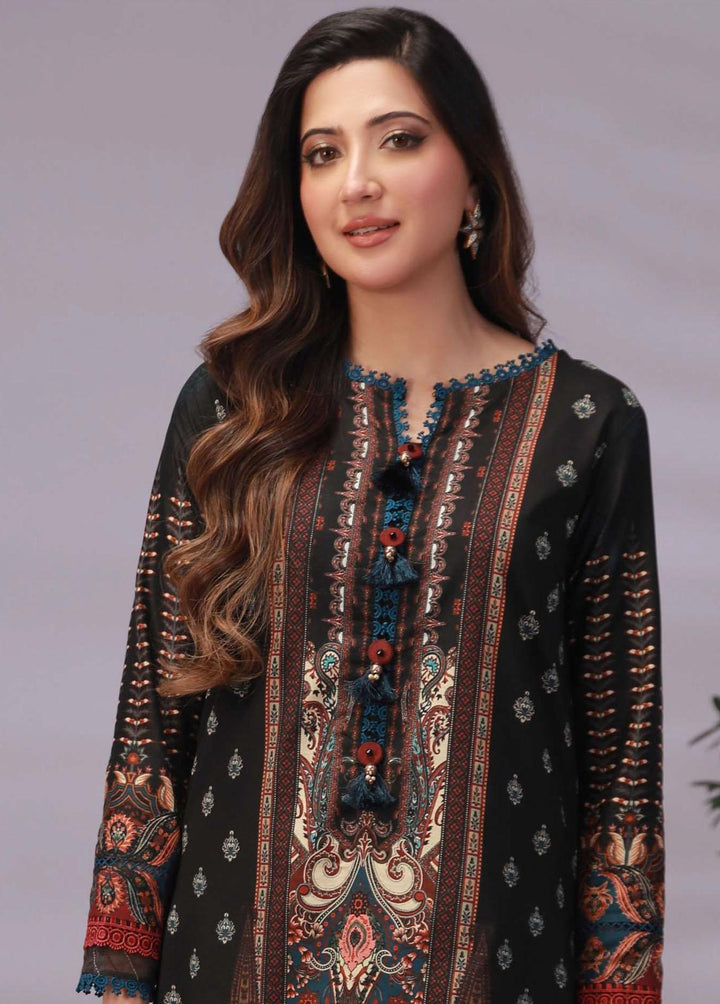 Asim Jofa Printed Lawn Suits Unstitched 2 Piece AJ23-P2 AJBP-51 - Summer Collection