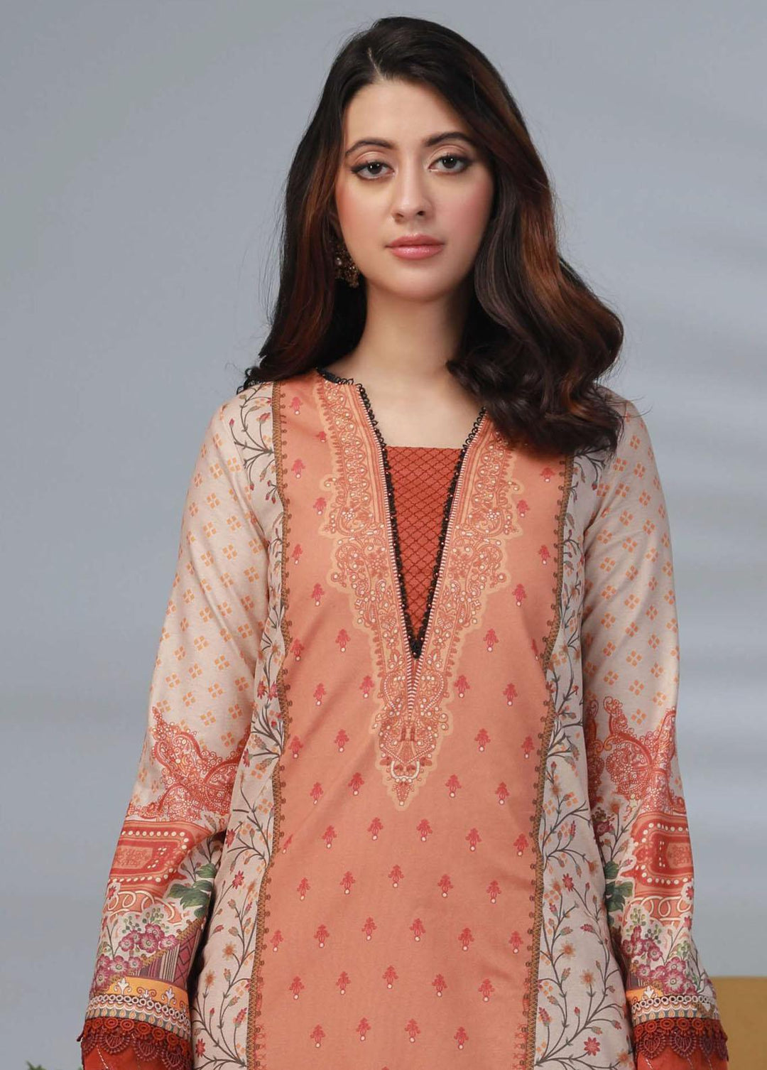 Asim Jofa Printed Lawn Suits Unstitched 2 Piece AJ23-P2 AJBP-53 - Summer Collection