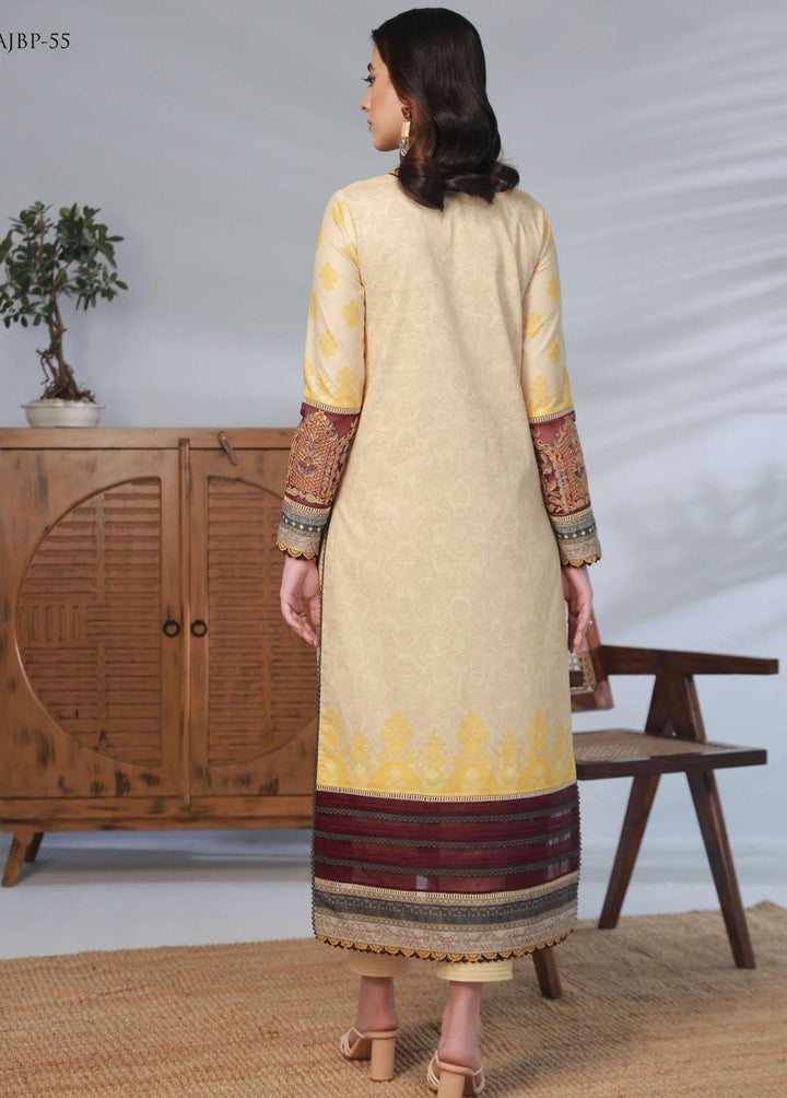 Asim Jofa Embroidered Lawn Suits Unstitched 2 Piece AJ23-P2 AJBP-55 - Summer Collection