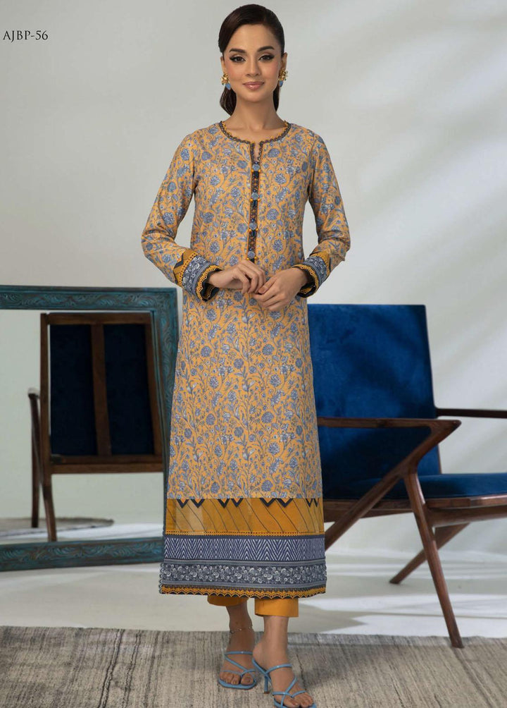 Asim Jofa Printed Lawn Suits Unstitched Kurti AJ23-P2 AJBP-56 - Summer Collection