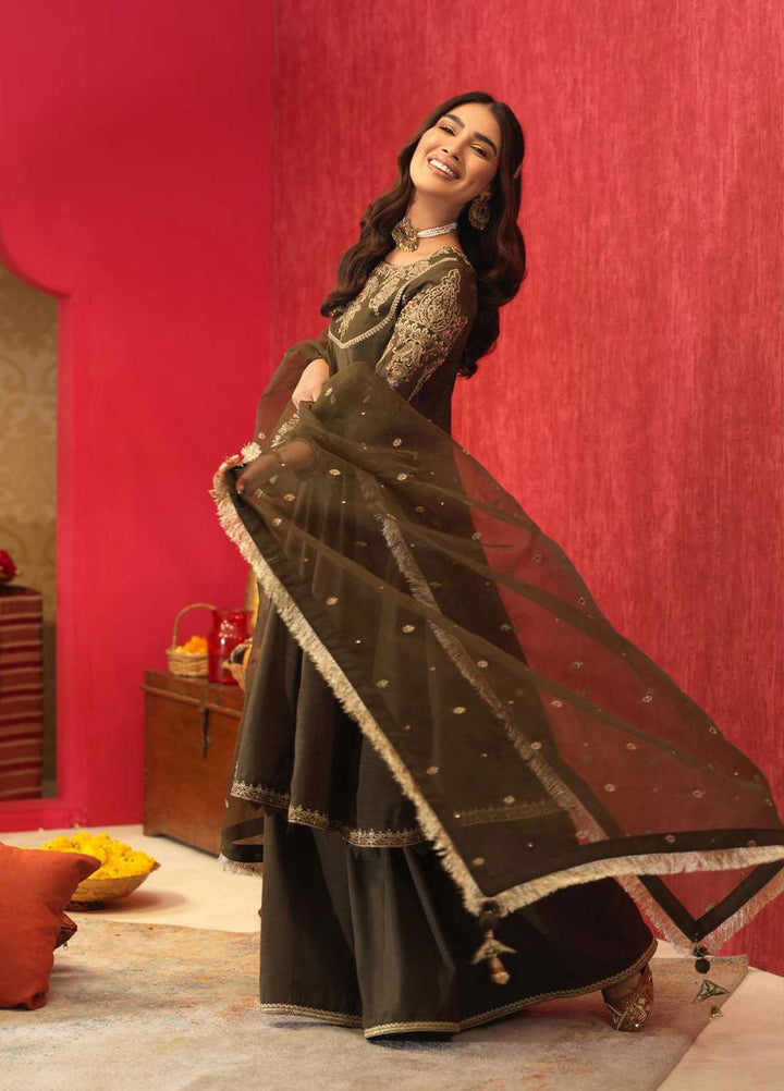 Asim Jofa Embroidered Slub Suits Unstitched 3 Piece AJ21RF AJFC-22 - Festive Collection