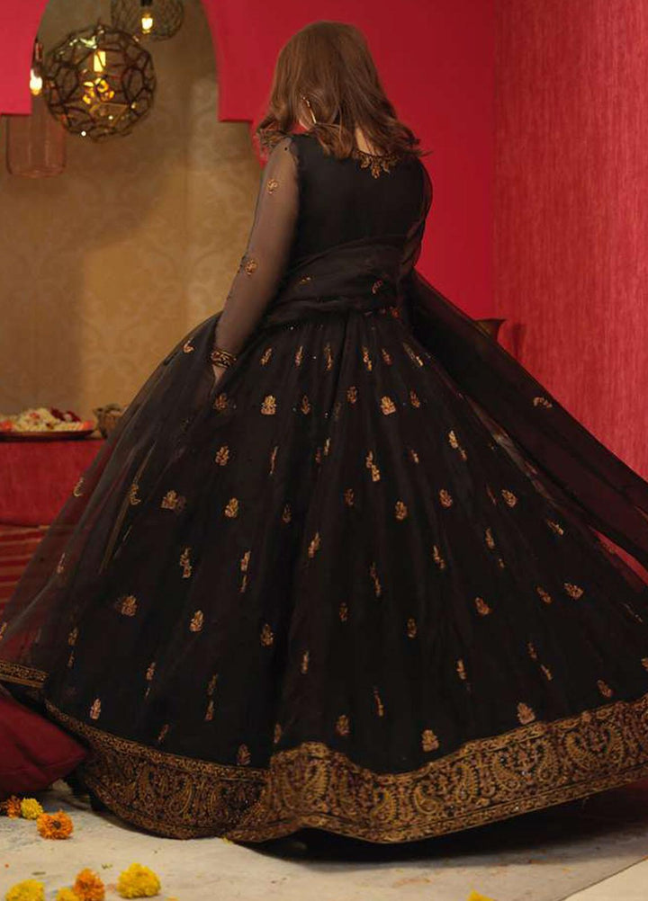 Asim Jofa Embroidered Organza Suits Unstitched 3 Piece AJ21RF AJFC-27 - Festive Collection