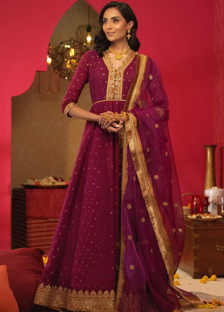 Asim Jofa Embroidered Cotton Suits Unstitched 3 Piece AJ21RF AJFC-30 - Festive Collection