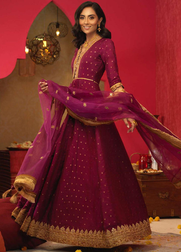 Asim Jofa Embroidered Cotton Suits Unstitched 3 Piece AJ21RF AJFC-30 - Festive Collection