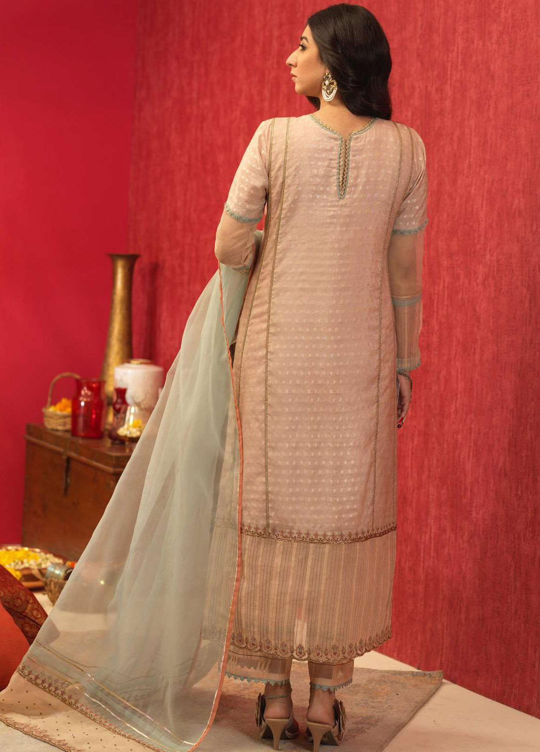 Asim Jofa Embroidered Cotton Suits Unstitched 3 Piece AJ21RF AJFC-31 - Festive Collection