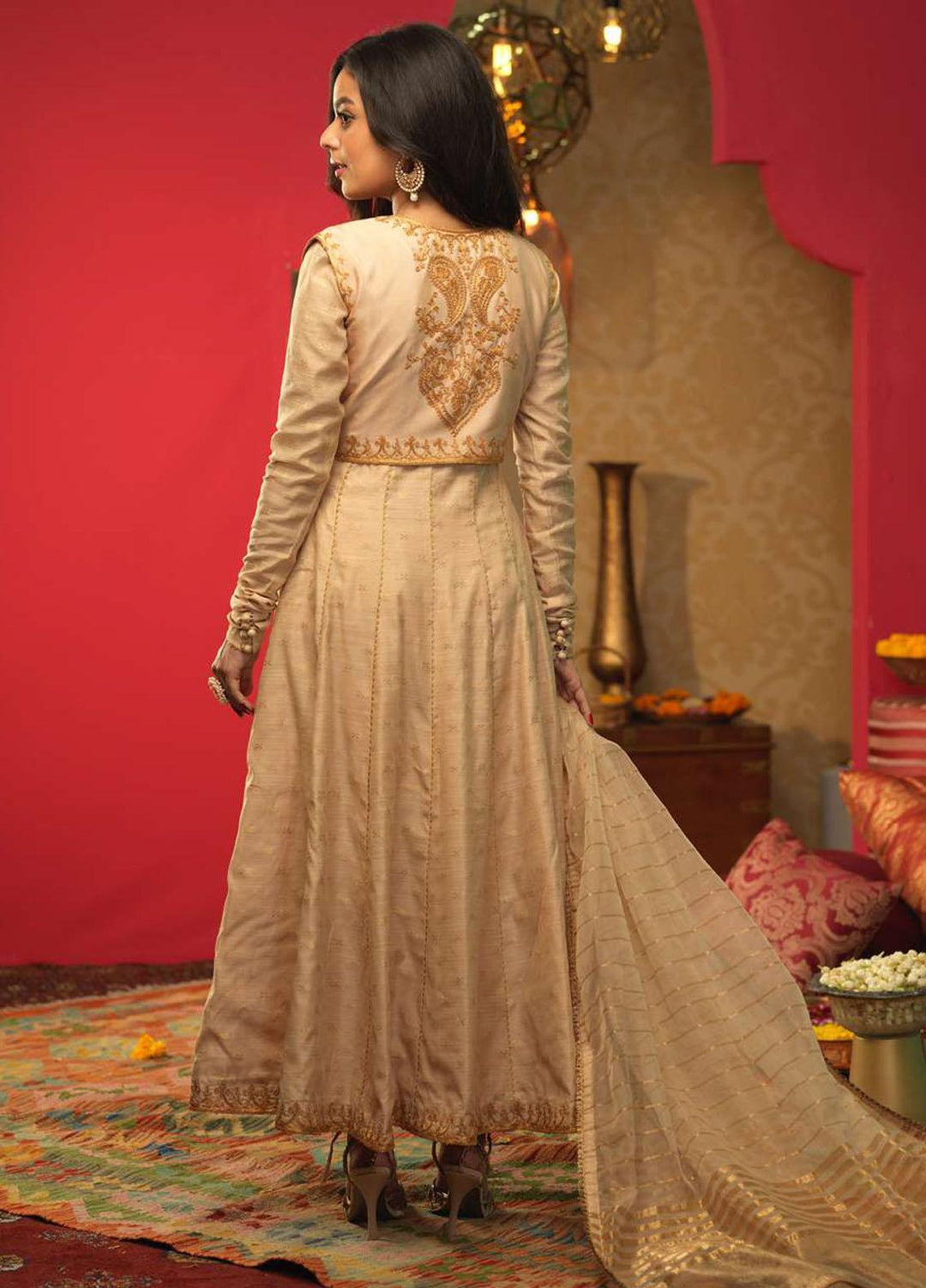 Asim Jofa Embroidered Cotton Suits Unstitched 3 Piece AJ21RF AJFC-37 - Festive Collection