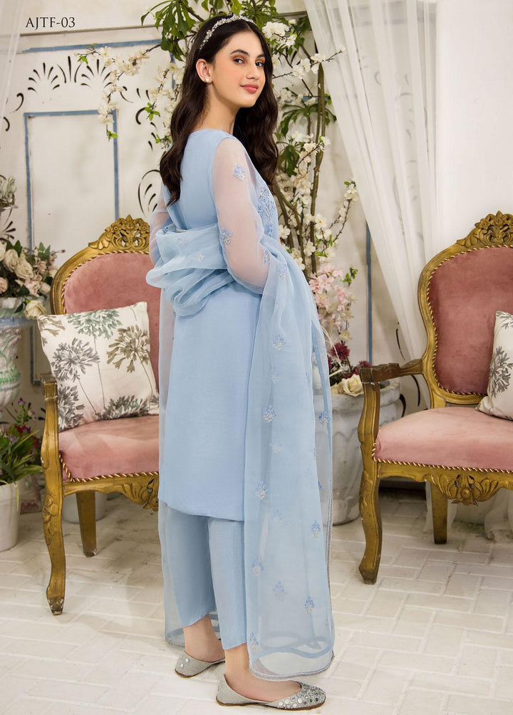 Asim Jofa Organza Festive Pret 3 Piece Suit for Girls -  AJ23TF AJTF-03