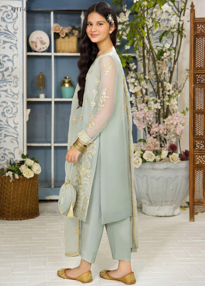 Asim Jofa Organza Festive Pret 3 Piece Suit for Girls -  AJ23TF AJTF-05