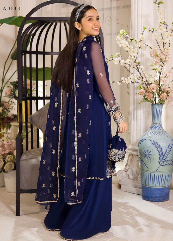 Asim Jofa Organza Festive Pret 3 Piece Suit for Girls -  AJ23TF AJTF-08