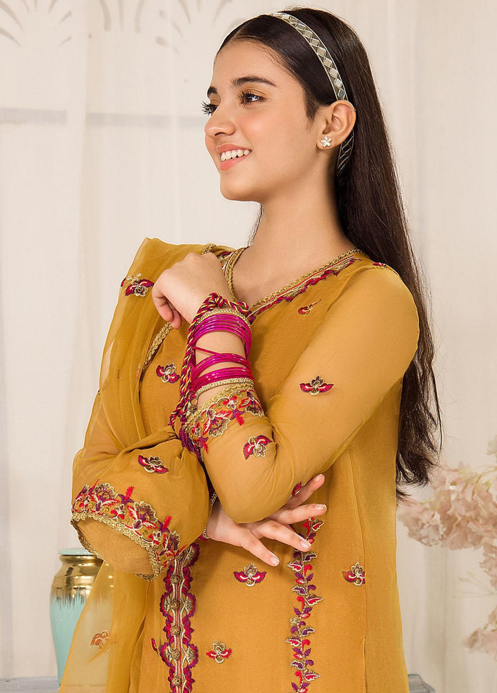 Asim Jofa Organza Festive Pret 3 Piece Suit for Girls -  AJ23TF AJTF-09