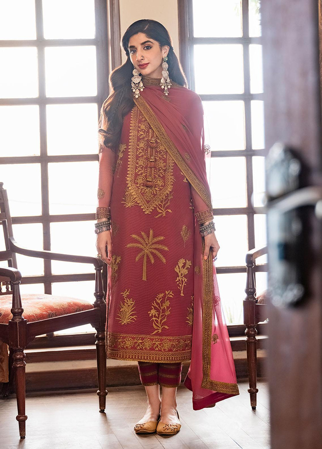 Asim Jofa Embroidered  Suits Unstitched 3 Piece AJ23EF AJKM-06 - Festive Collection