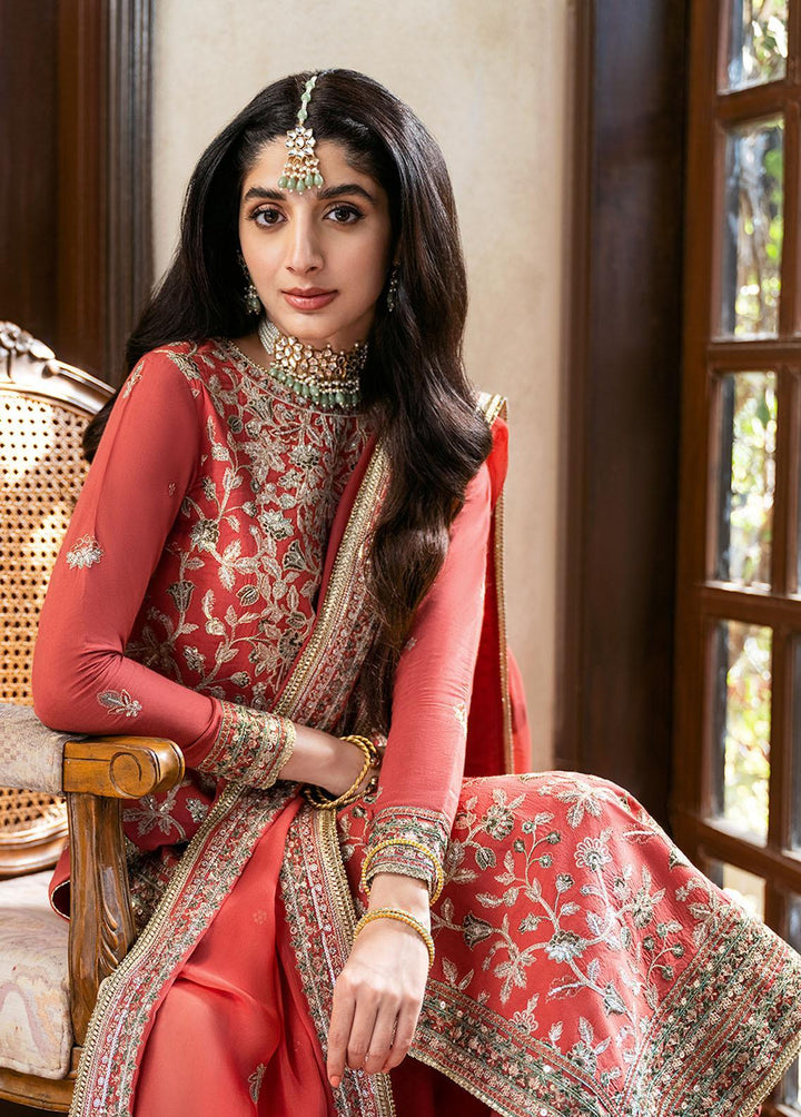 Asim Jofa Embroidered  Suits Unstitched 3 Piece AJ23EF AJKM-12 - Festive Collection