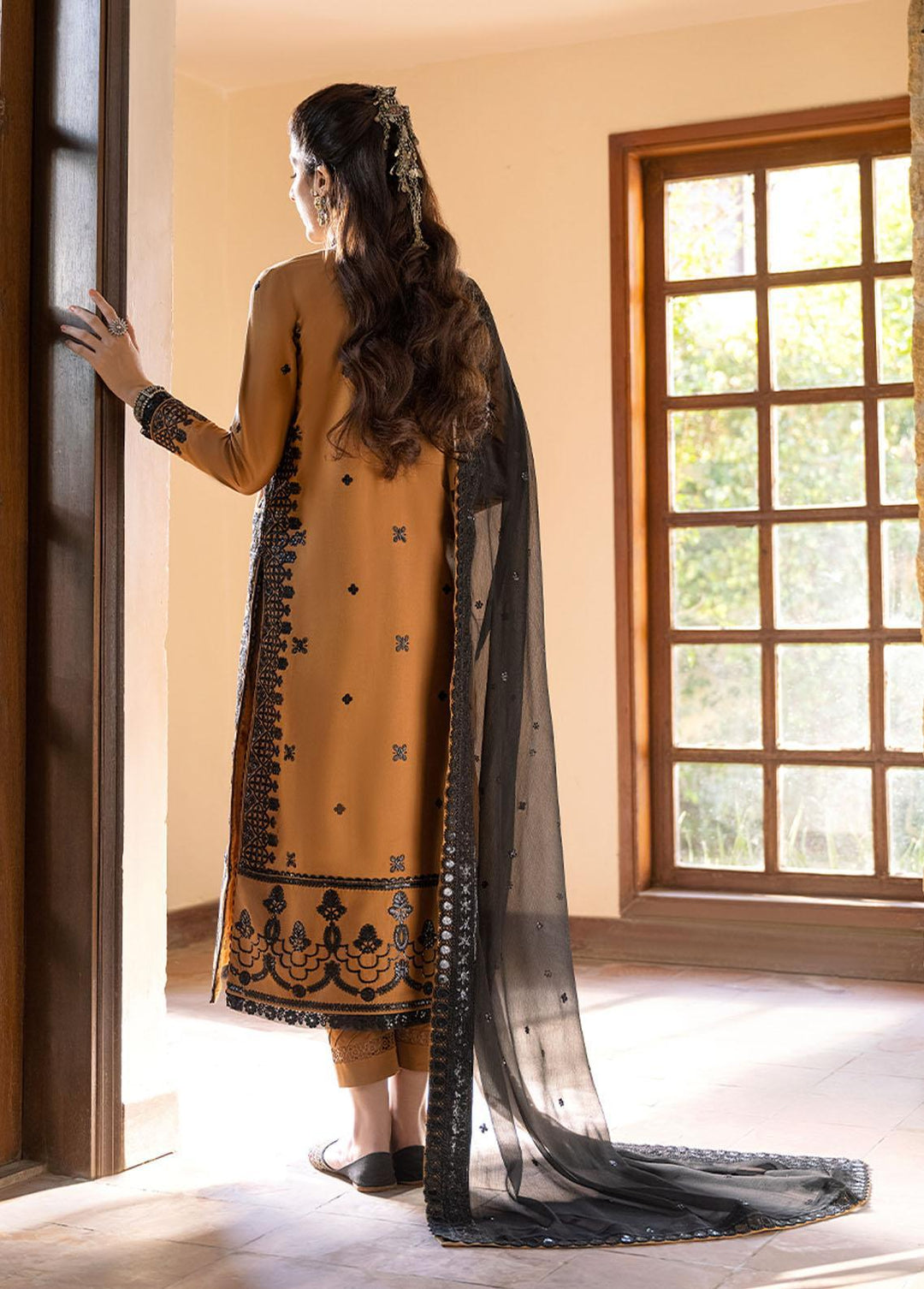 Asim Jofa Embroidered  Suits Unstitched 3 Piece AJ23EF AJKM-14 - Festive Collection