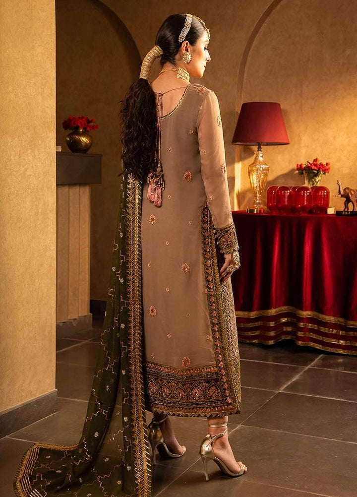 Asim Jofa Embroidered Chiffon Suits Unstitched 3 Piece AJ23VF AJVF-05 - Festive Collection