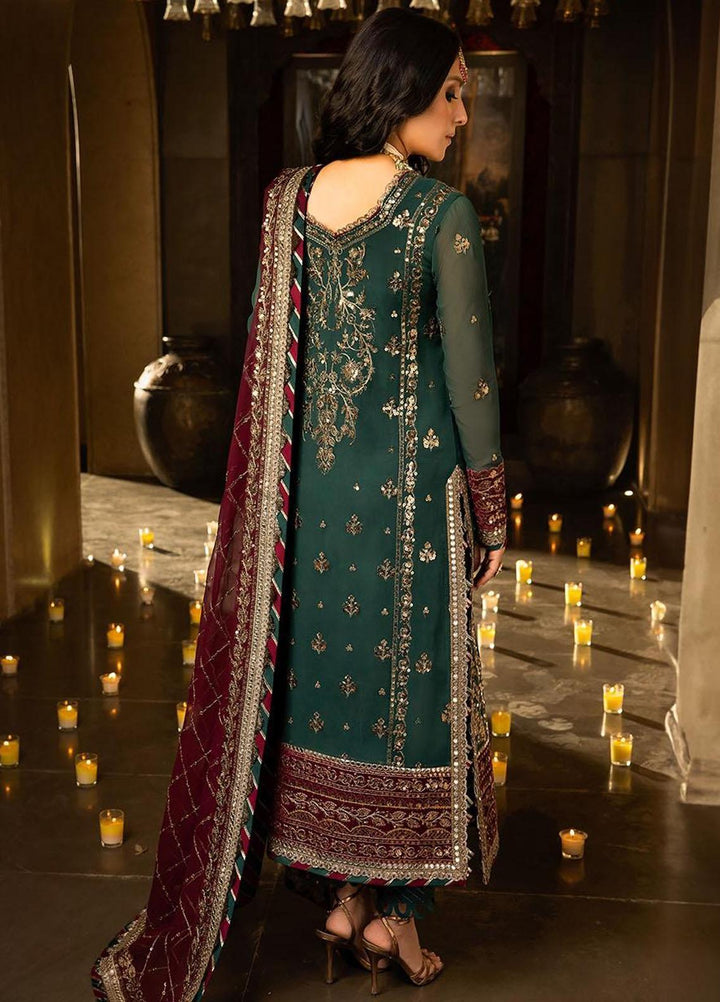 Asim Jofa Embroidered Chiffon Suits Unstitched 3 Piece AJ23VF AJVF-09 - Festive Collection