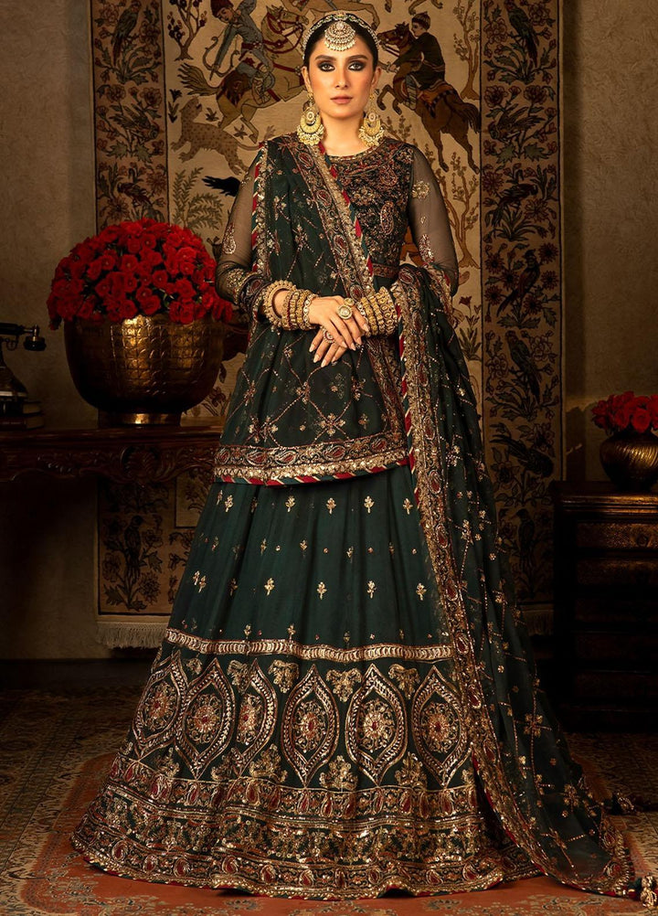 Asim Jofa Embroidered Chiffon Suits Unstitched 3 Piece AJ23VF AJVF-11 - Festive Collection