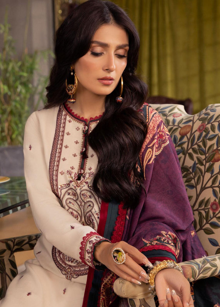 Asra By Asim Jofa Embroidered  Suits Unstitched 3 Piece AJ22AW AJW-02 - Winter Collection