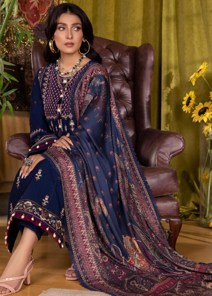 Asra By Asim Jofa Embroidered  Suits Unstitched 3 Piece AJ22AW AJW-04 - Winter Collection