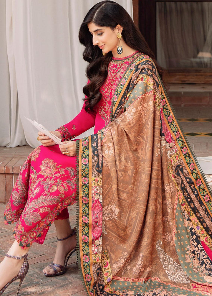 Asra By Asim Jofa Embroidered  Suits Unstitched 3 Piece AJ22AW AJW-05 - Winter Collection