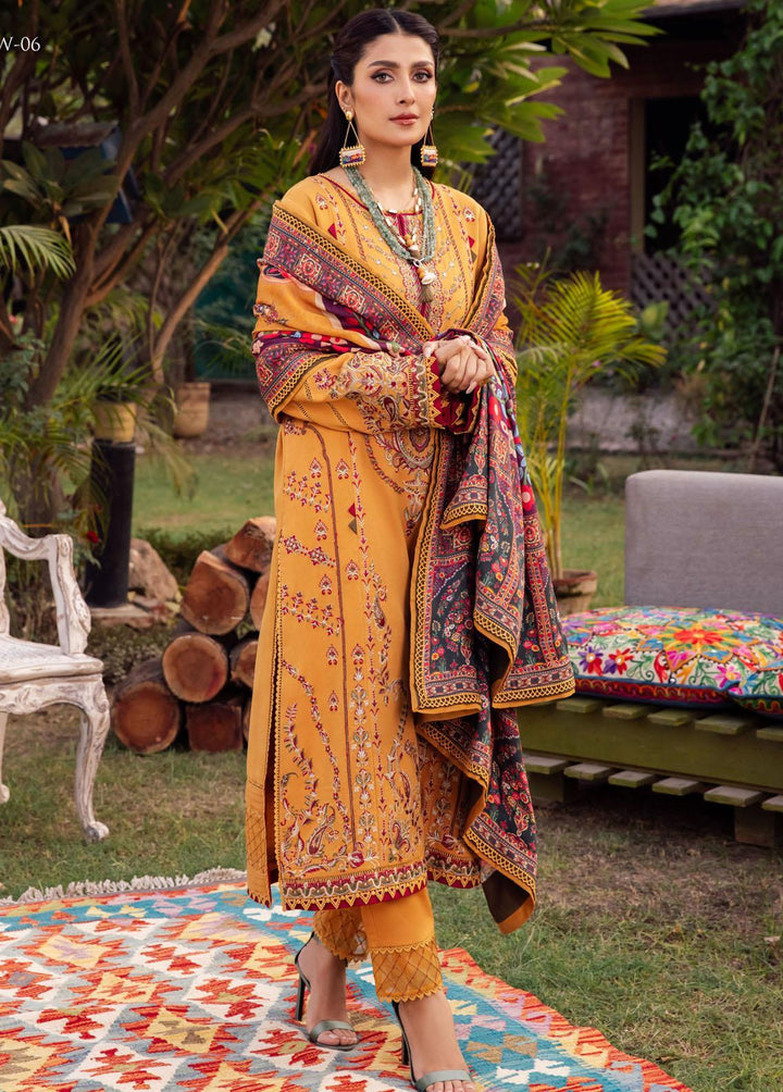 Asra By Asim Jofa Embroidered  Suits Unstitched 3 Piece AJ22AW AJW-06 - Winter Collection