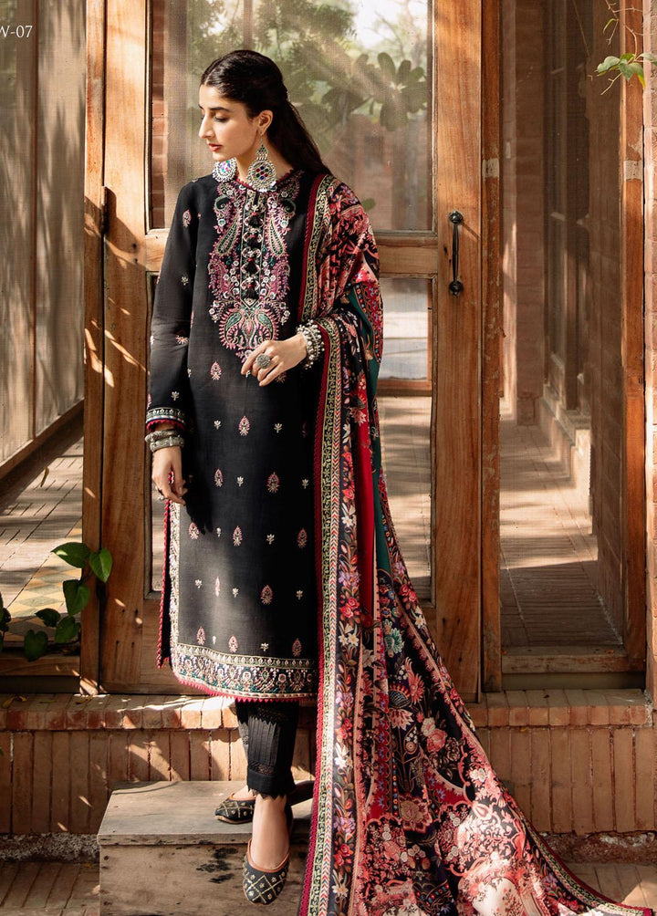 Asra By Asim Jofa Embroidered  Suits Unstitched 3 Piece AJ22AW AJW-07 - Winter Collection