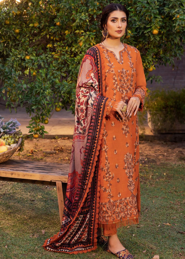 Asra By Asim Jofa Embroidered  Suits Unstitched 3 Piece AJ22AW AJW-08 - Winter Collection