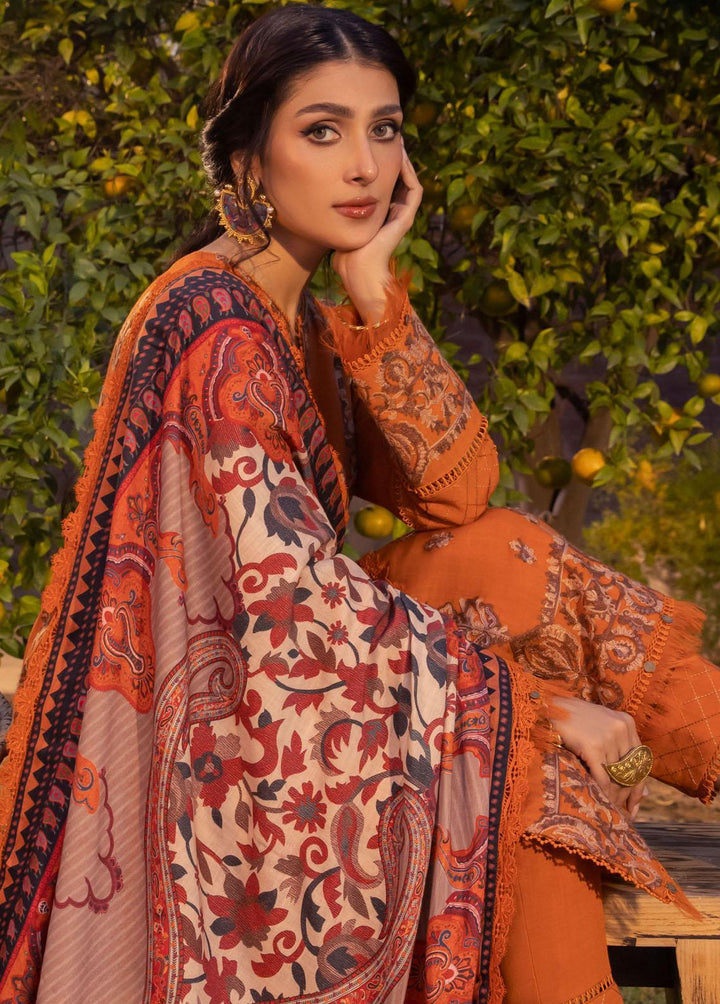 Asra By Asim Jofa Embroidered  Suits Unstitched 3 Piece AJ22AW AJW-08 - Winter Collection