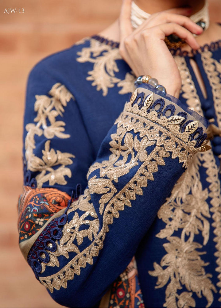 Asra By Asim Jofa Embroidered  Suits Unstitched 3 Piece AJ22AW AJW-13 - Winter Collection