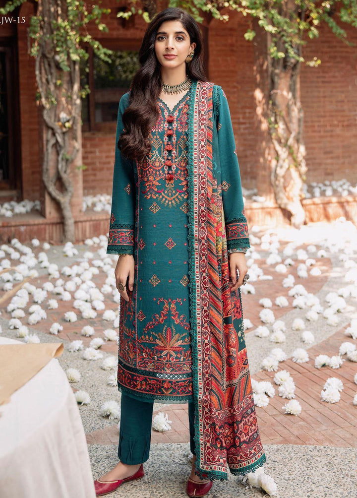 Asra By Asim Jofa Embroidered  Suits Unstitched 3 Piece AJ22AW AJW-15 - Winter Collection