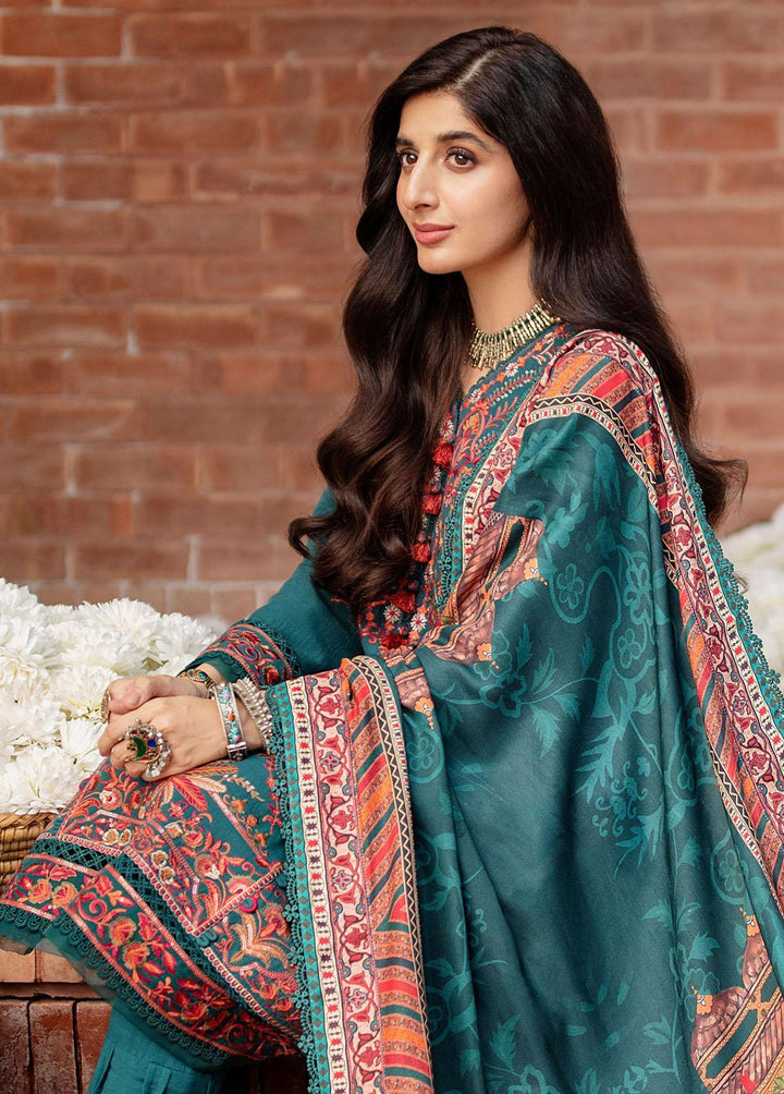Asra By Asim Jofa Embroidered  Suits Unstitched 3 Piece AJ22AW AJW-15 - Winter Collection