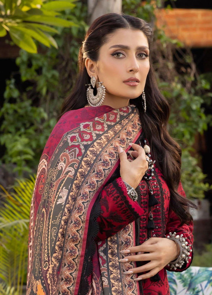 Asra By Asim Jofa Embroidered  Suits Unstitched 3 Piece AJ22AW AJW-16 - Winter Collection