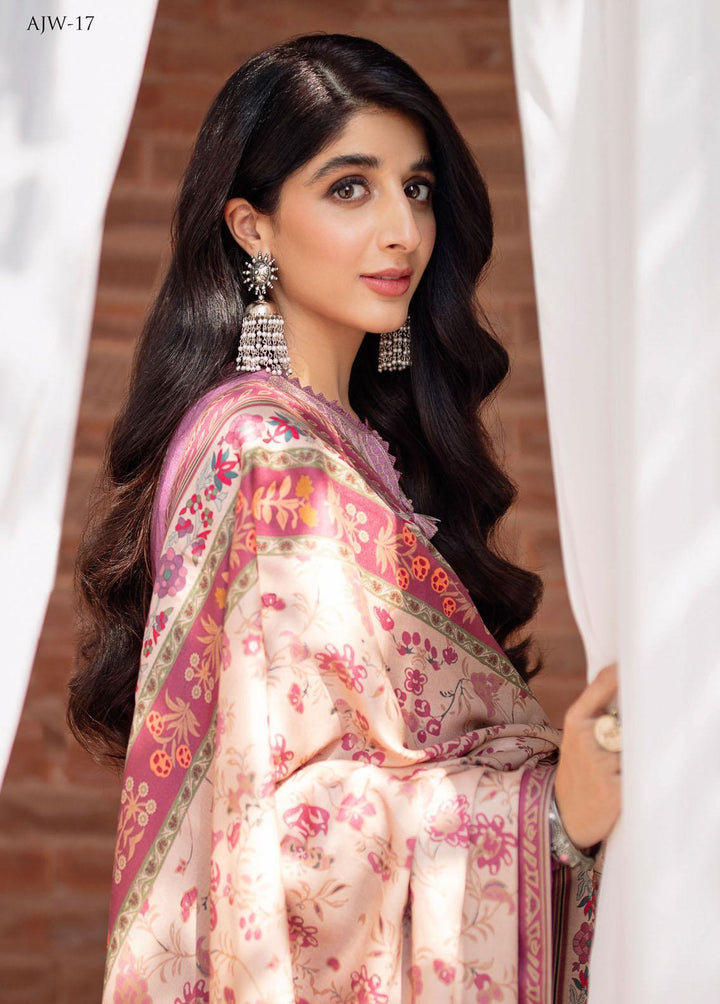 Asra By Asim Jofa Embroidered  Suits Unstitched 3 Piece AJ22AW AJW-17 - Winter Collection