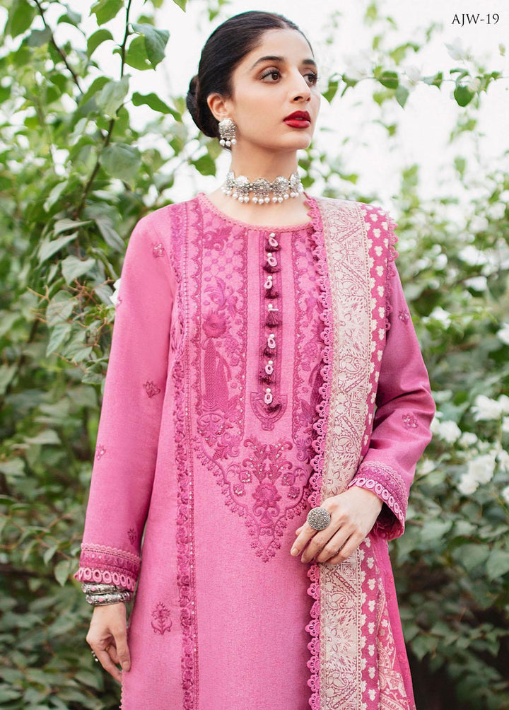 Asra By Asim Jofa Embroidered  Suits Unstitched 3 Piece AJ22AW AJW-19 - Winter Collection