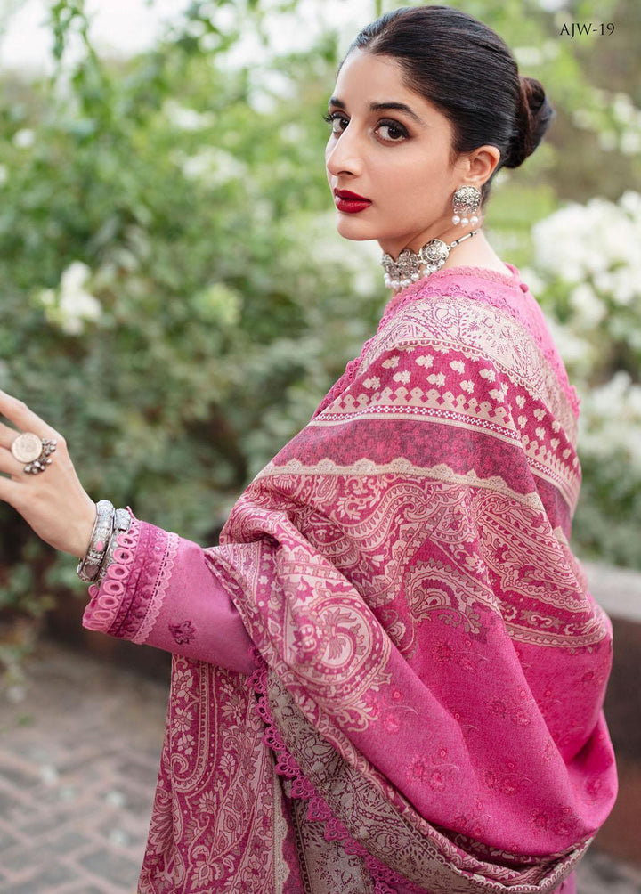 Asra By Asim Jofa Embroidered  Suits Unstitched 3 Piece AJ22AW AJW-19 - Winter Collection