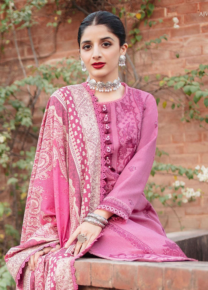 Asra By Asim Jofa Embroidered  Suits Unstitched 3 Piece AJ22AW AJW-19 - Winter Collection