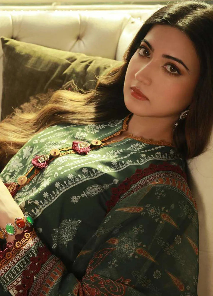 Asra Intermix By Asim Jofa Printed Cambric Unstitched Suit 2 Piece AJ23AI AJAS-18 - Formal Collection