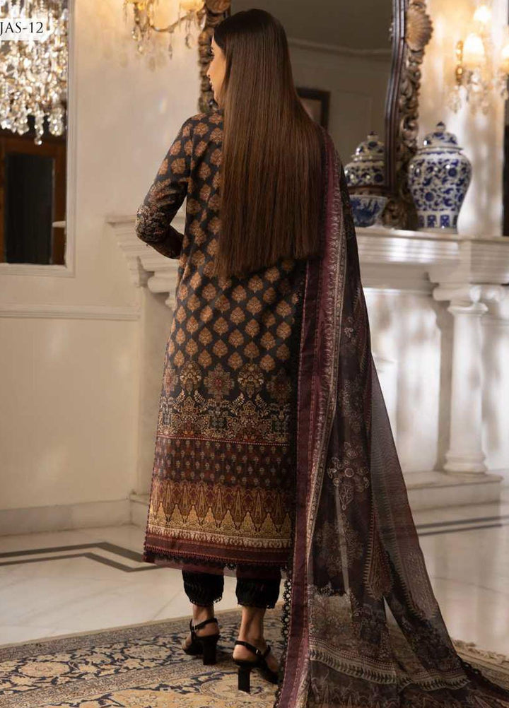 Asra Intermix By Asim Jofa Printed Cambric Suits Unstitched 3 Piece AJ23AI AJAS-12 - Formal Collection