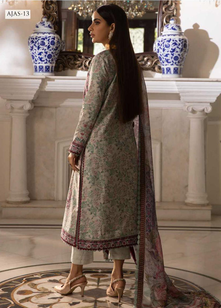 Asra Intermix By Asim Jofa Printed Cambric Suits Unstitched 3 Piece AJ23AI AJAS-13 - Formal Collection