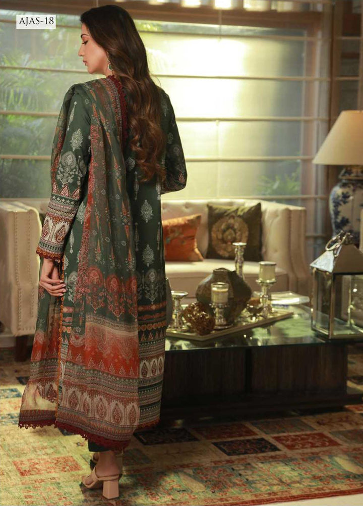 Asra Intermix By Asim Jofa Printed Cambric Suits Unstitched 2 Piece AJ23AI AJAS-18 - Formal Collection