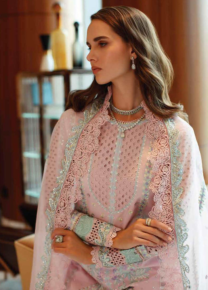 Astoria By Mushq Embroidered Lawn Suits Unstitched 3 Piece MQ23A 01 Evelyn - Festive Collection