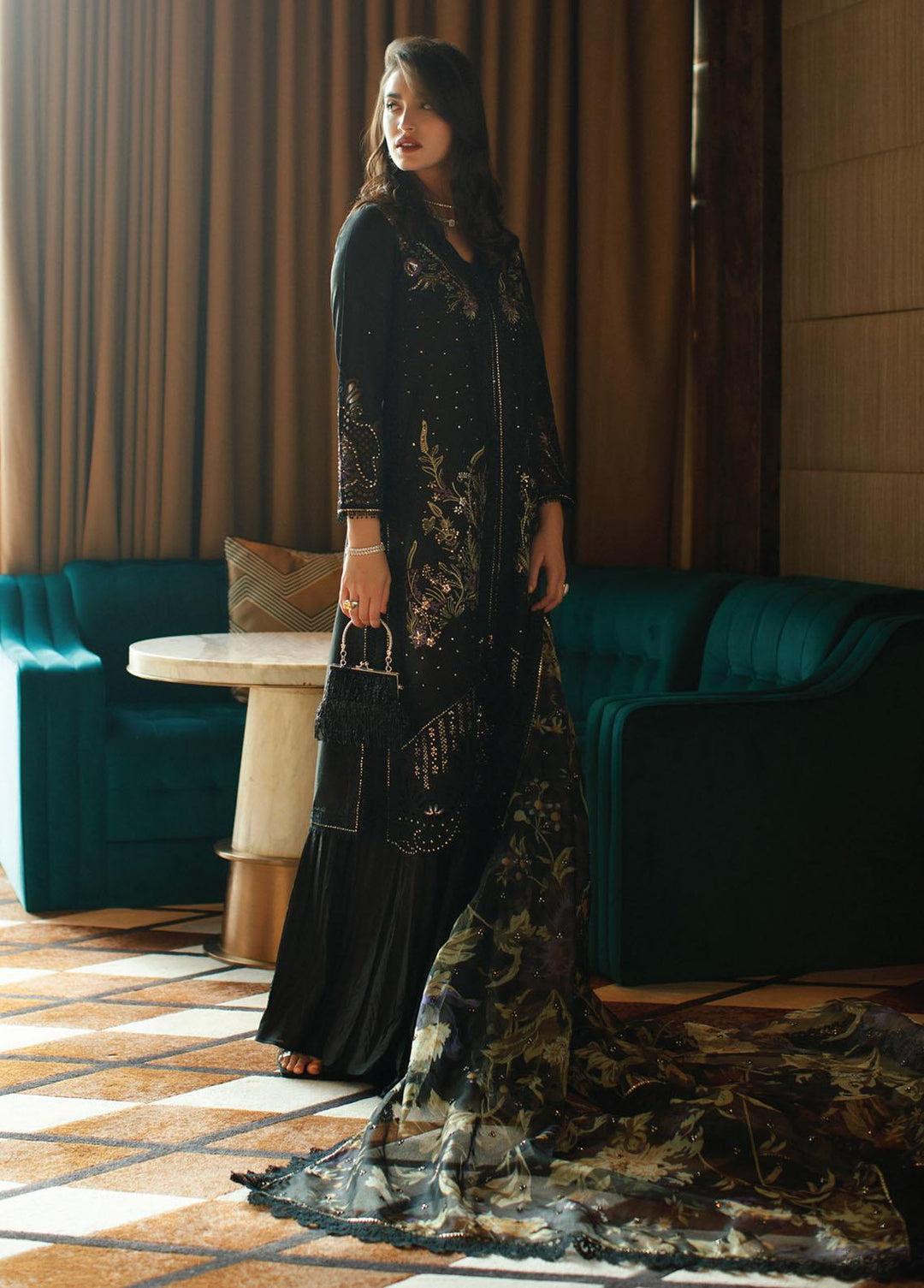 Astoria By Mushq Embroidered Lawn Suits Unstitched 3 Piece MQ23A 02 Olivia - Festive Collection