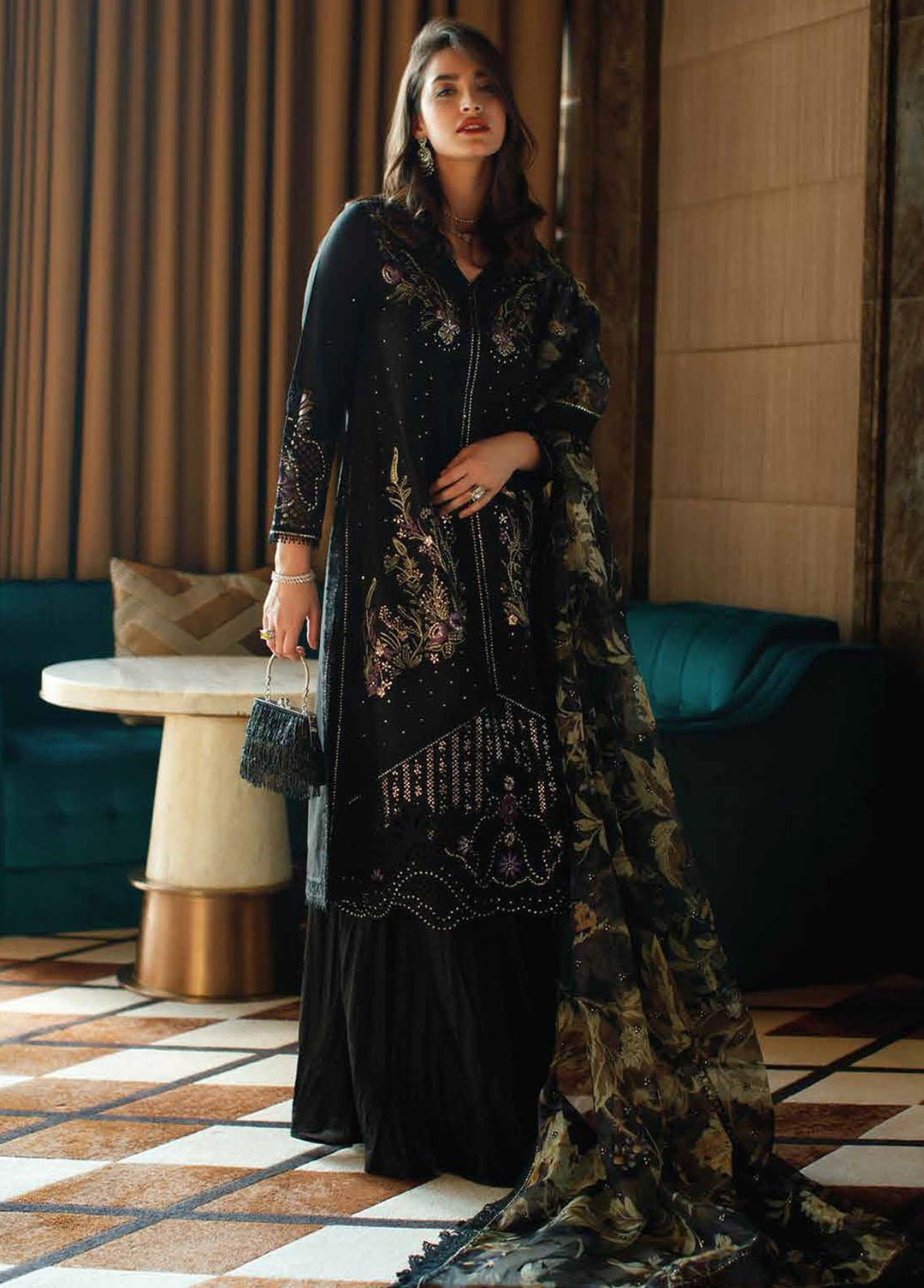 Astoria By Mushq Embroidered Lawn Suits Unstitched 3 Piece MQ23A 02 Olivia - Festive Collection