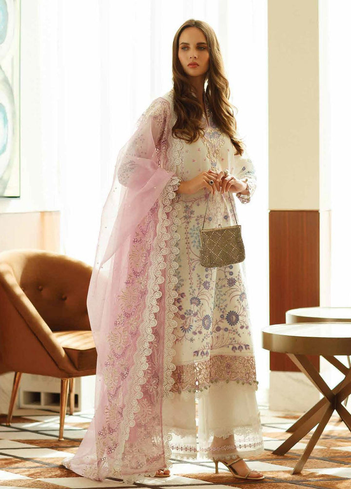 Astoria By Mushq Embroidered Lawn Suits Unstitched 3 Piece MQ23A 05 Fiona - Festive Collection
