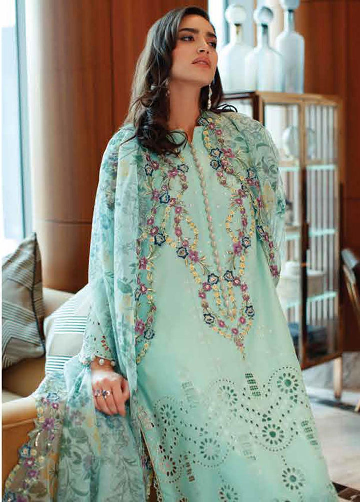 Astoria By Mushq Embroidered Lawn Suits Unstitched 3 Piece MQ23A 10 Opal - Festive Collection